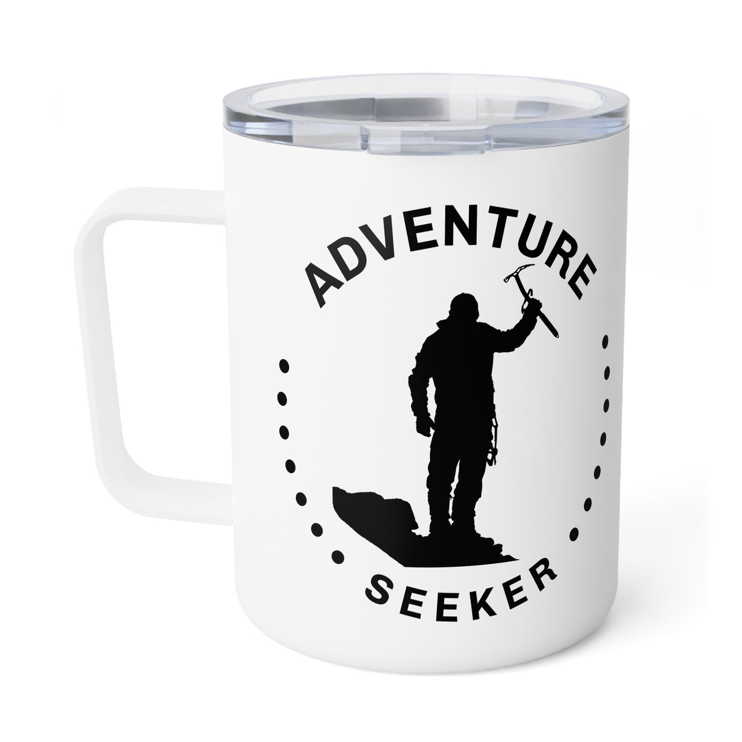 Insulated Coffee Mug - Adventure Seeker - Perfect for Outdoor Enthusiasts