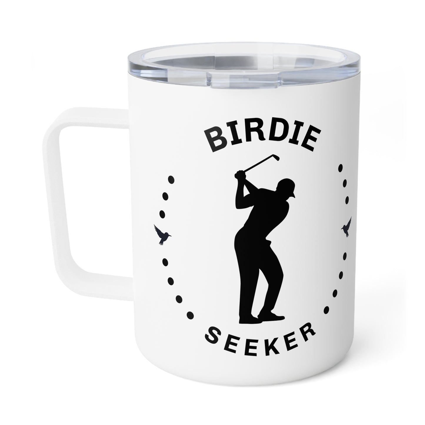 Insulated Coffee Mug - Birdie Seeker - Perfect for Golf Enthusiasts