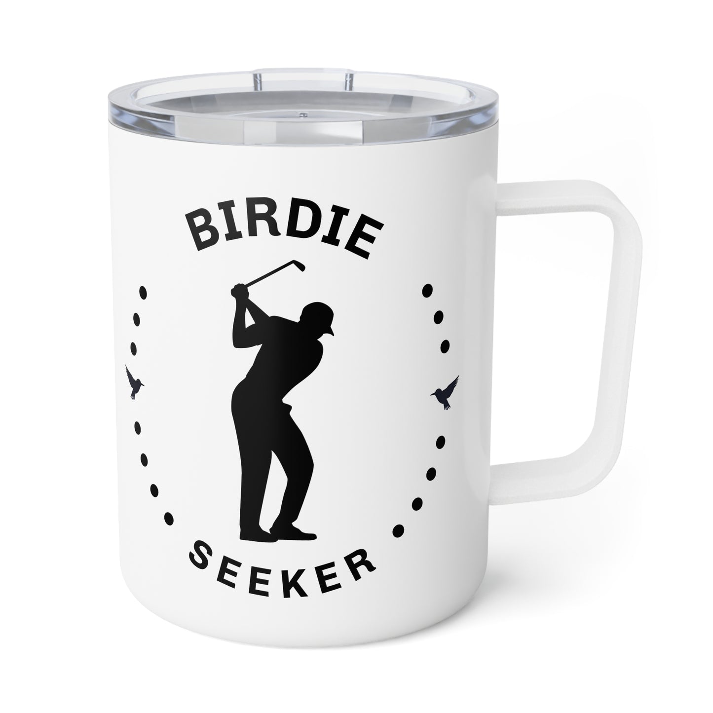 Insulated Coffee Mug - Birdie Seeker - Perfect for Golf Enthusiasts