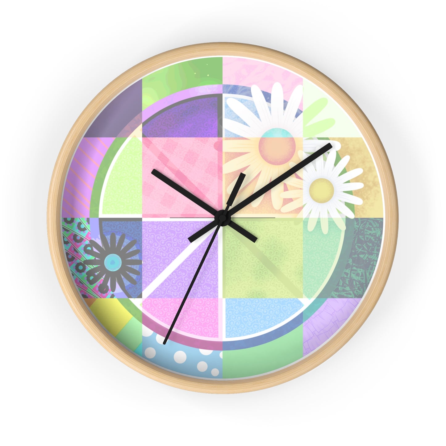 Fruit Flower - Colorful Floral Wall Clock – Brighten Up Your Space