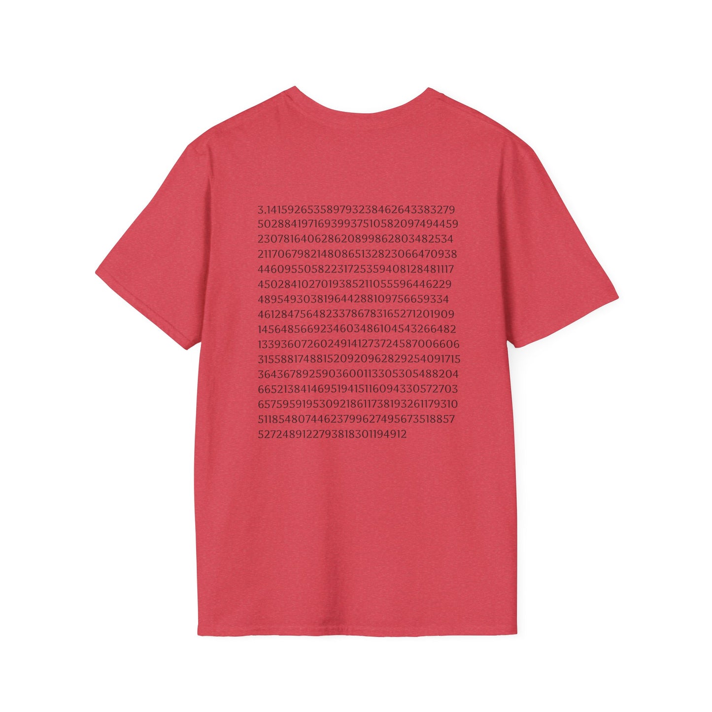 Funny Pi Unisex T-Shirt - Perfect Coincidence with Pi Formula