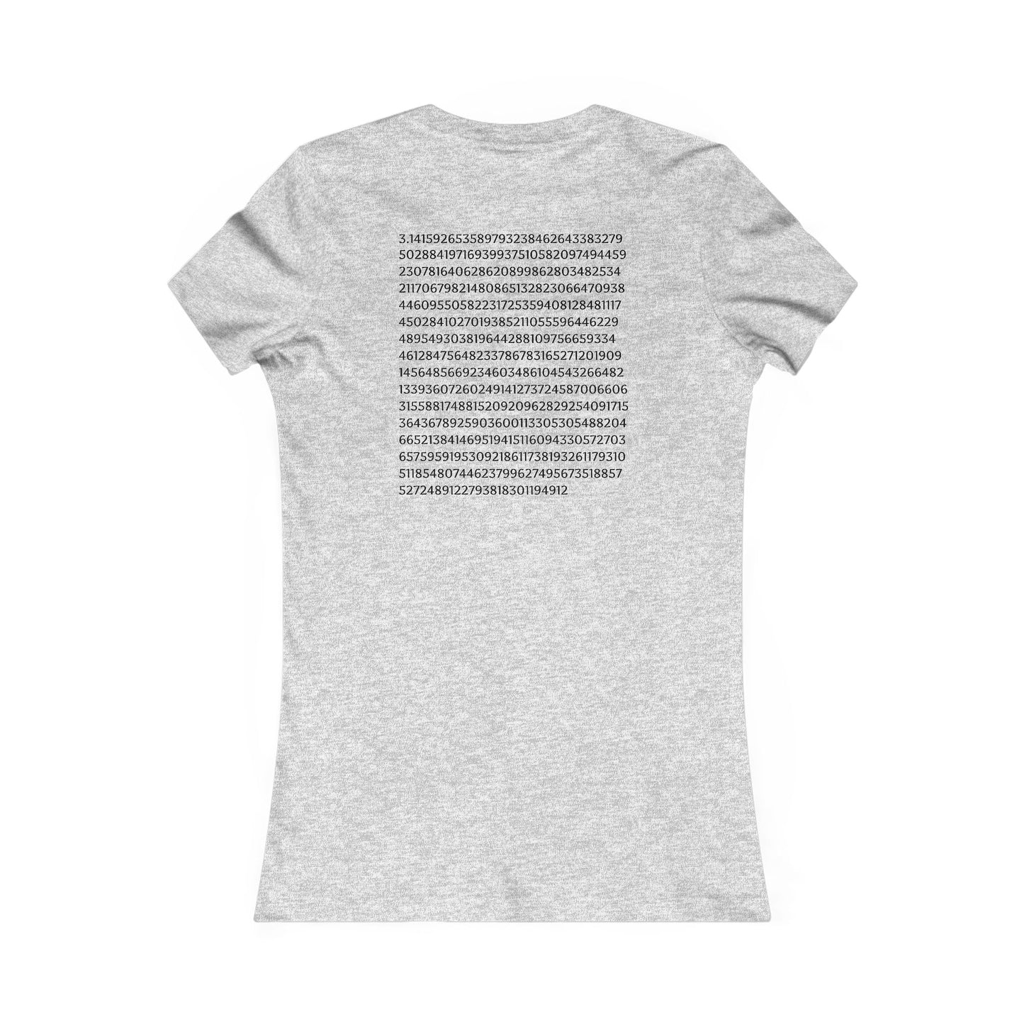 Women's Favorite Tee - Pi Inspired Design, 'A Perfect Coincidence'