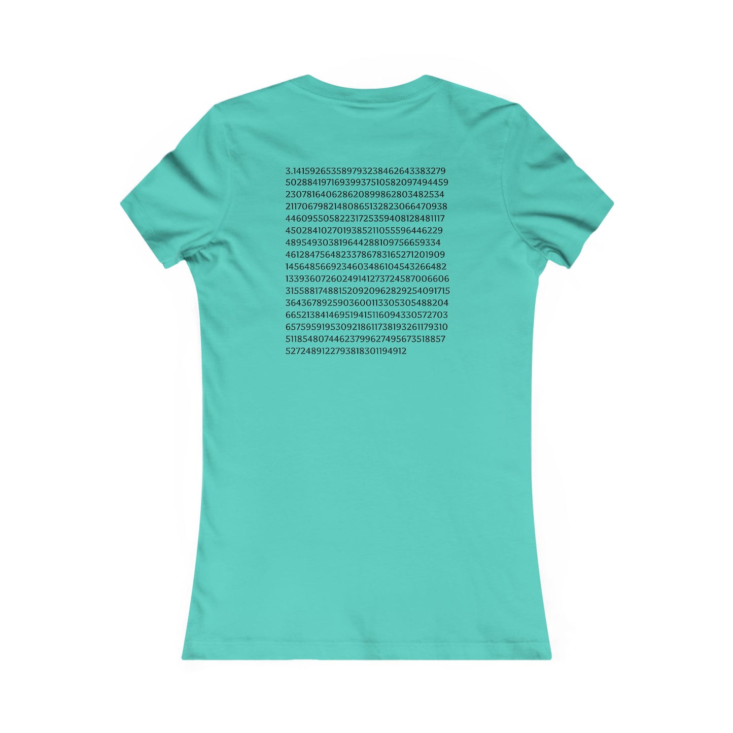 Women's Favorite Tee - Pi Inspired Design, 'A Perfect Coincidence'