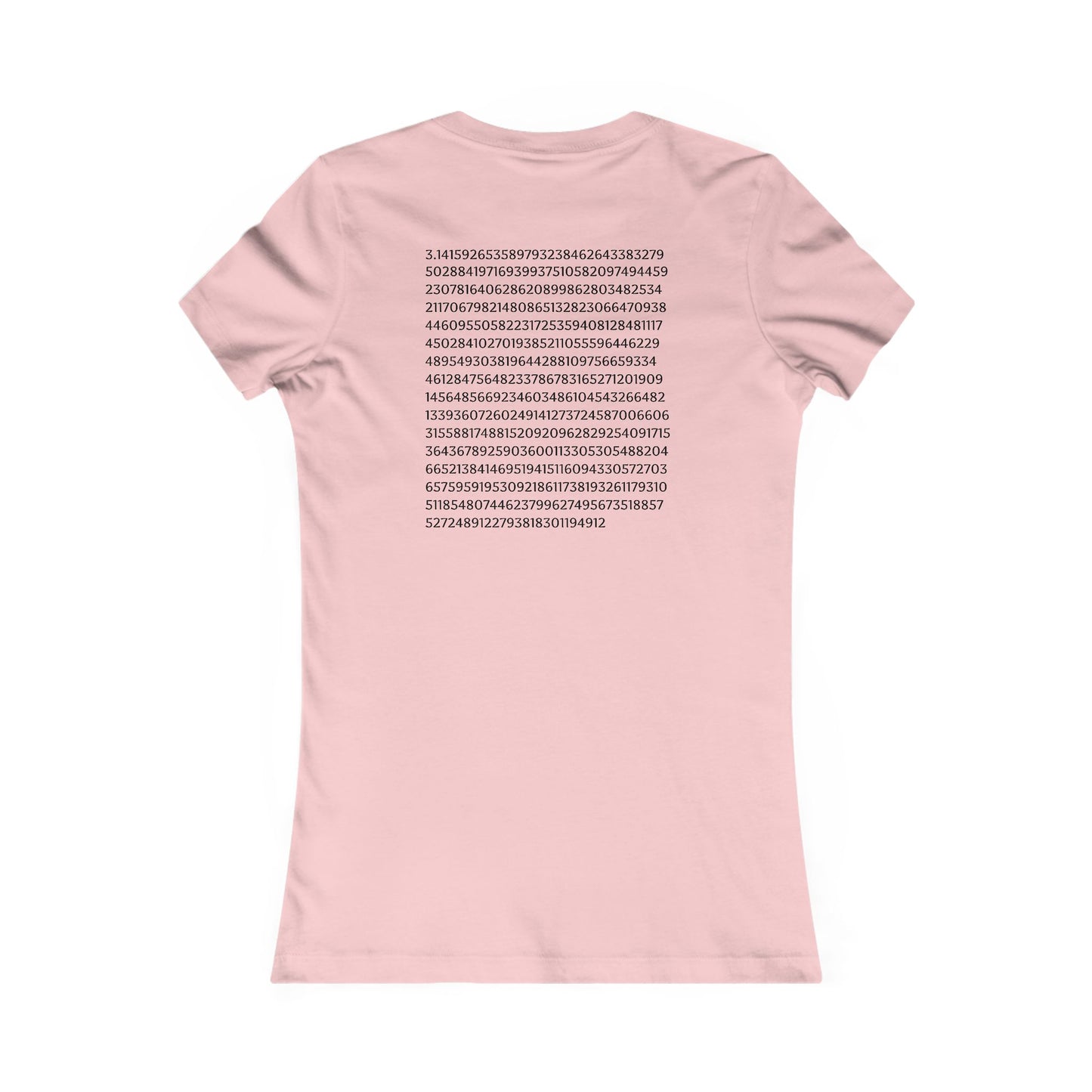 Women's Favorite Tee - Pi Inspired Design, 'A Perfect Coincidence'