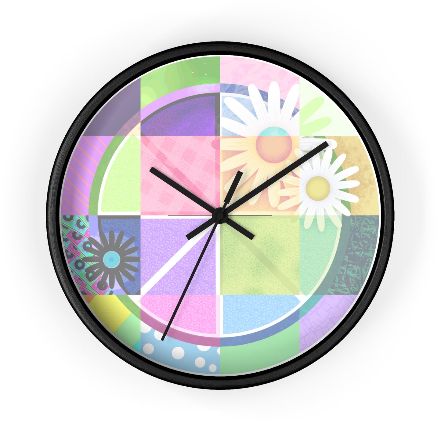 Fruit Flower - Colorful Floral Wall Clock – Brighten Up Your Space