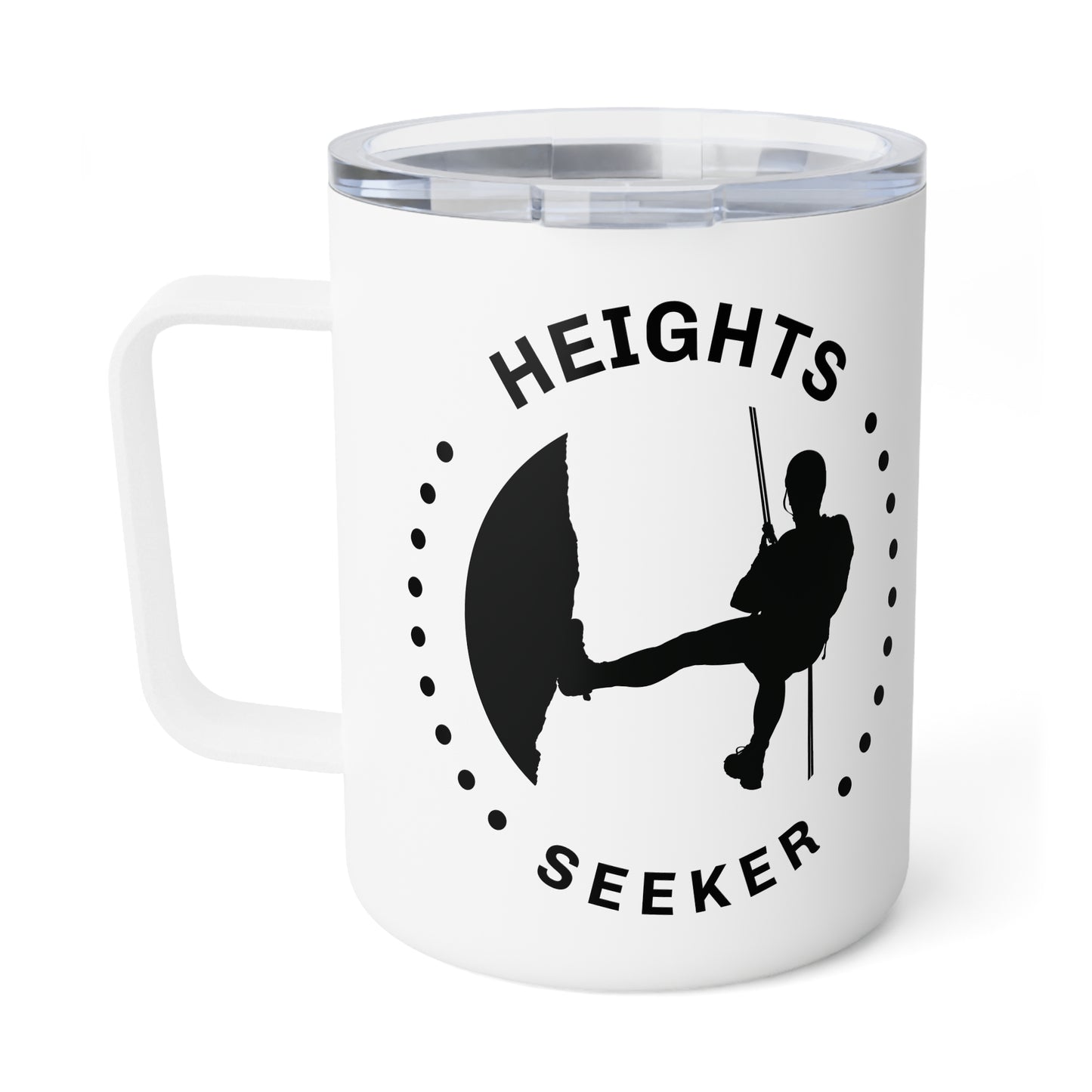 Insulated Coffee Mug - Heights Seeker - Perfect for Climbers and Outdoor Enthusiasts