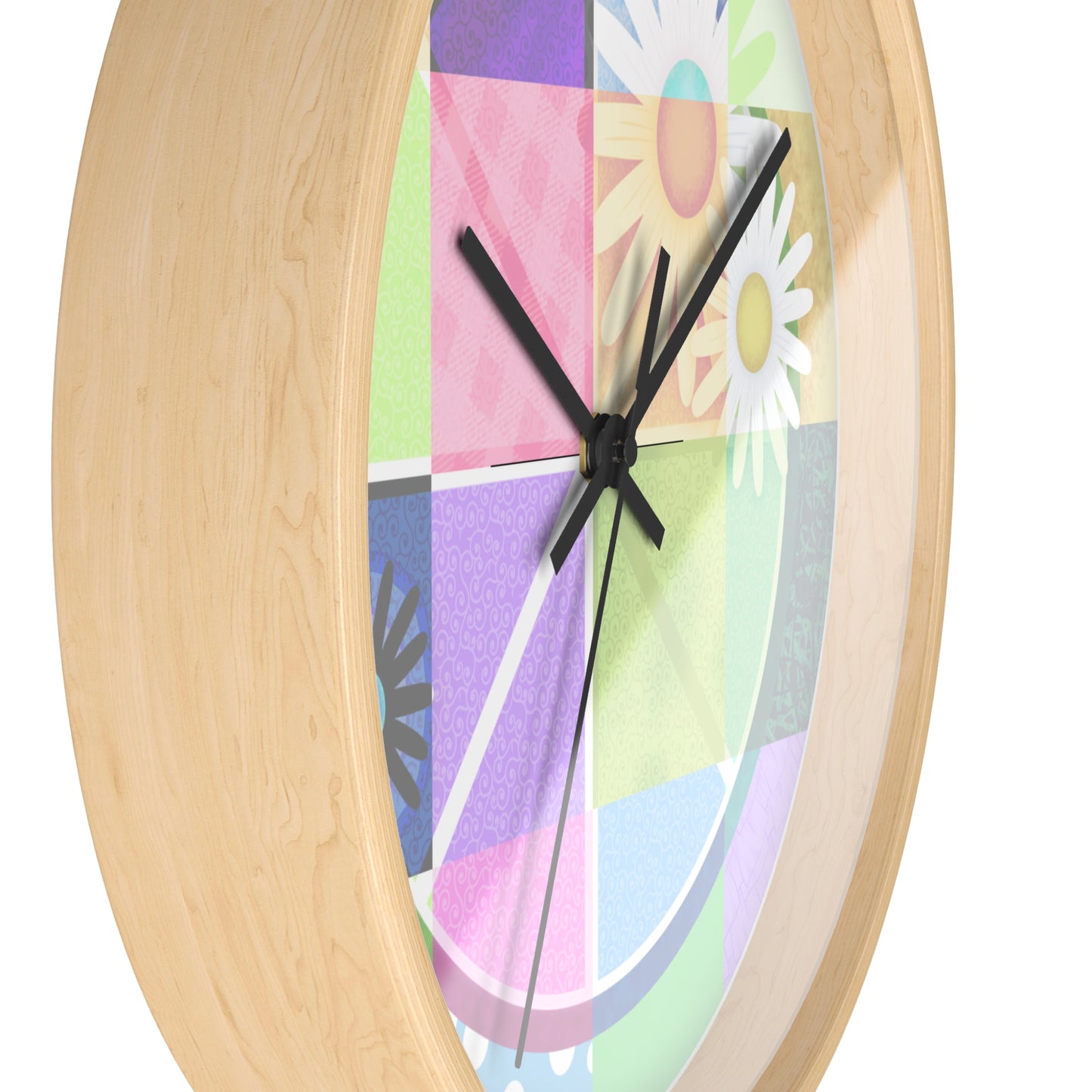 Fruit Flower - Colorful Floral Wall Clock – Brighten Up Your Space