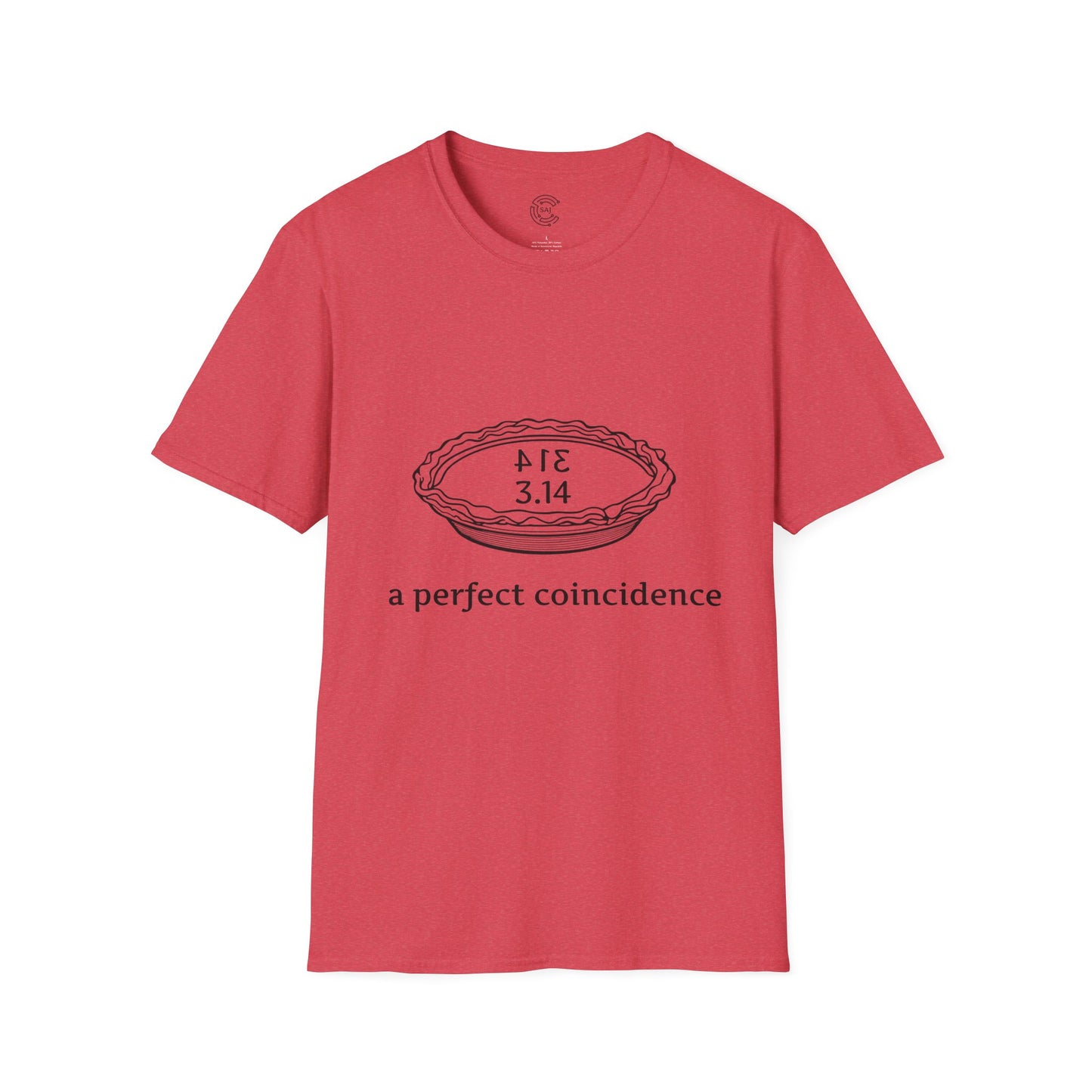 Funny Pi Unisex T-Shirt - Perfect Coincidence with Pi Formula