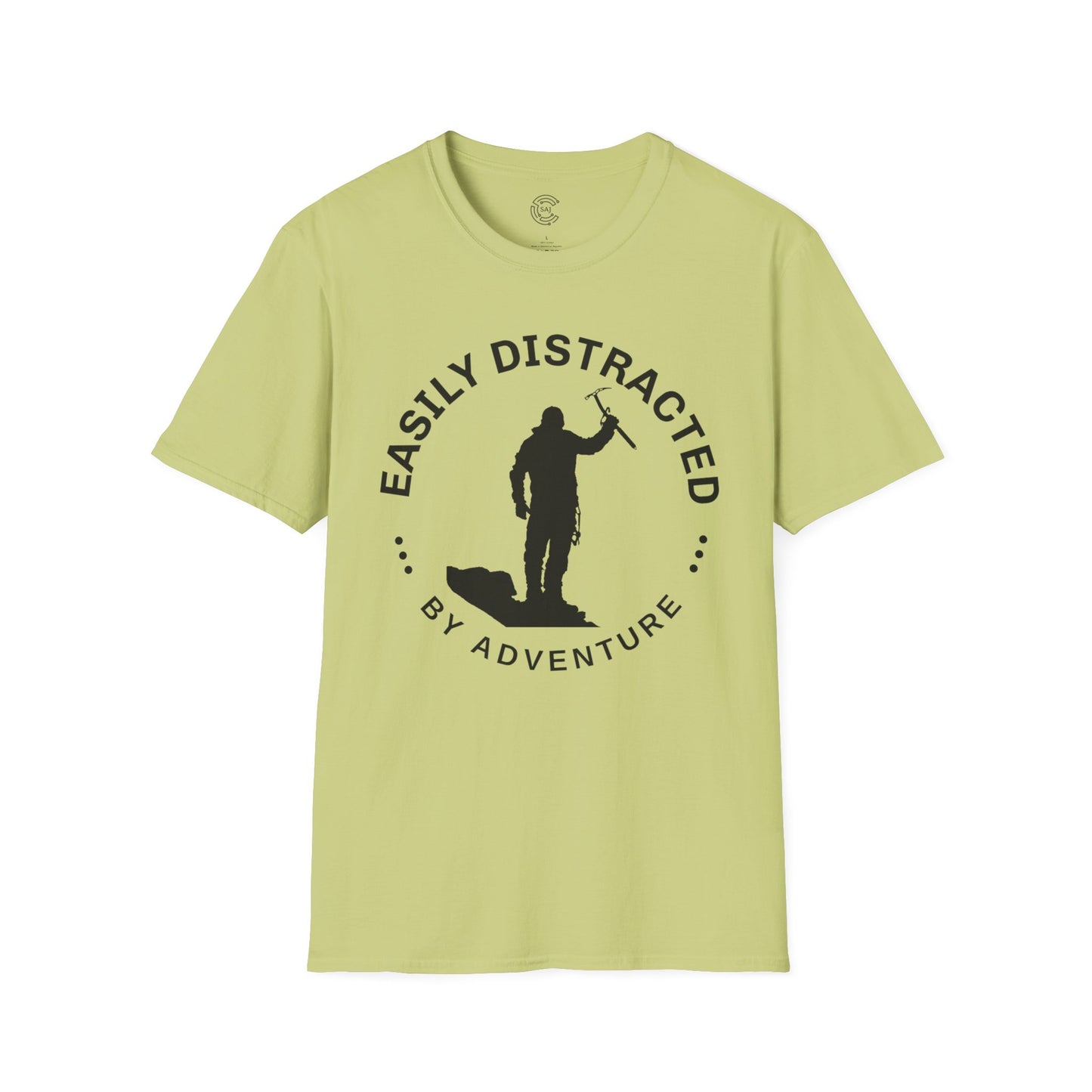 Easily Distracted Mountaineering Adventure T-Shirt | Unisex Tee