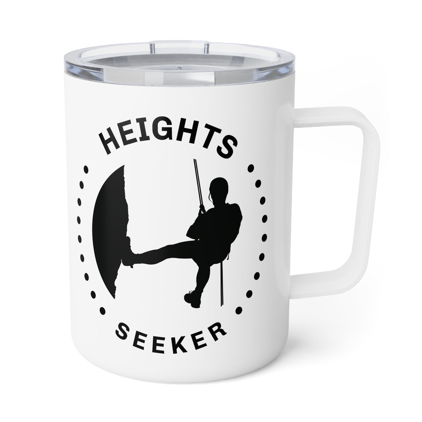 Insulated Coffee Mug - Heights Seeker - Perfect for Climbers and Outdoor Enthusiasts